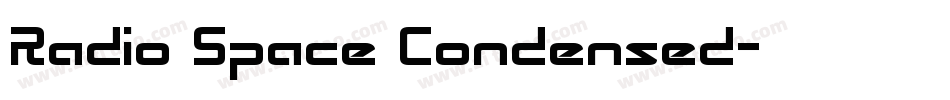Radio Space Condensed字体转换
